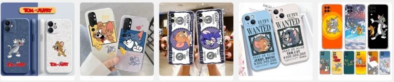 Funda Para Móviles De Aliexpress De Tom Y Jerry