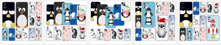 Funda Para Móviles De Aliexpress De Pingüino